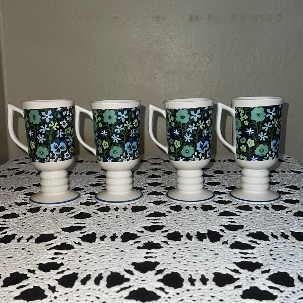 Napcoware stemmed mugs